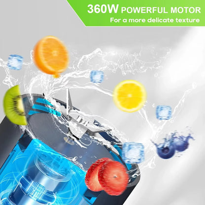 Portable Fruit Mixer 700ML – USB Rechargeable Blender