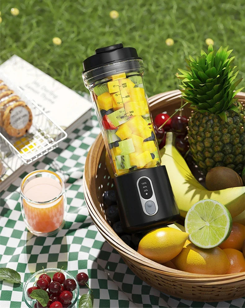 Portable Juicer 300W – USB Rechargeable Blender