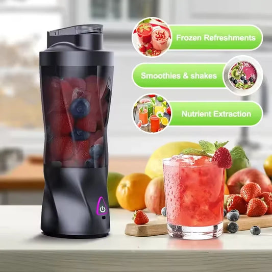 Portable Fruit Mixer 700ML – USB Rechargeable Blender