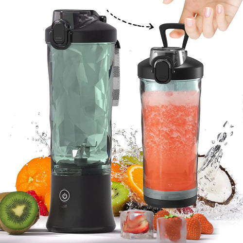Portable Blender 600ML – USB Rechargeable Juicer