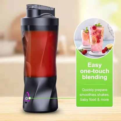 Portable Fruit Mixer 700ML – USB Rechargeable Blender